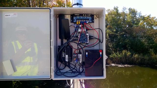 如何使用洪水预警系统和工业物联网传�v感器监测水位
