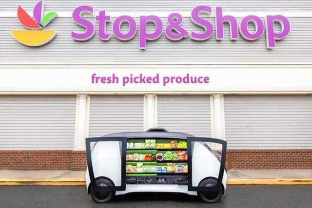 Stop & Shop在波士顿推无人驾驶杂货车 消费者出门即可上车选购.jpg