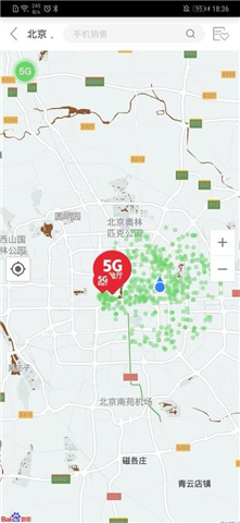 北京联通5G宏观示意图