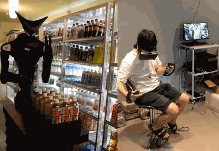 日本造出新型货架摆放机器人 可用VR远程控制