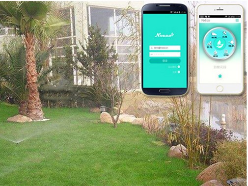 手机控制别墅花园智能自动浇灌系统